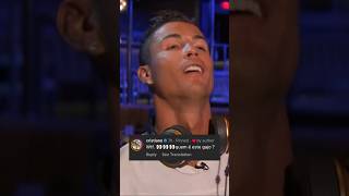 Cristiano Ronaldo responde a Fábio Paim cristianoronaldo cr7 movemind futebol portugal [upl. by Notlrac]