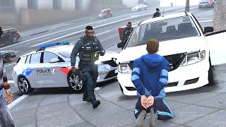 GTA 5  ON ATTRAPE LES BRAQUEURS EN FLAGRANT DELIT ILS SONT DANGEREUX POLICE NATIONALE LSPDFR [upl. by Satterfield]