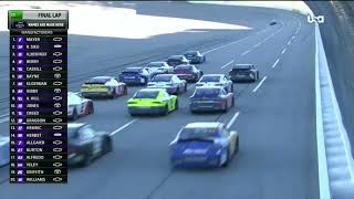 FINAL LAPS OF RACE  FINISH OF 2022 SPARKS 300 NASCAR XFINITY SERIES AT TALLADEGA [upl. by Adnwahsor]