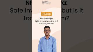 NPS Vatsalya Smart Child Investment But Is It Too LongTerm  Value Research [upl. by Hayman490]