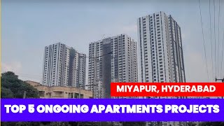 Exploring ongoing apartments communities in Miyapur Hyderabad  Miyapur Flats for Sale [upl. by Tilford]