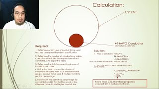 How to calculate conduit fill for fire alarm conduitfill conductor electrical [upl. by Silvanus336]