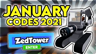 All quotNew  ZedTower  Update Working Codes 2021 in Roblox Tower Battles [upl. by Ettennor]