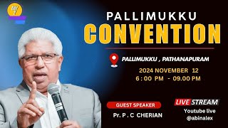 PALLIMUKKU CONVENTION  LIVE ON  12 11 2024  DAY 2  PR PC CHERIAN [upl. by Kolk]