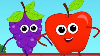 Fruits Song and Kindergarten Rhymes for Children [upl. by Ydnirb617]