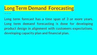 Long Term Demand Forecasting I Managerial Economics I AKTU [upl. by Ecertap718]