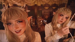 ASMR The Queen’s Handmaidens Adorn You [upl. by Atnohsal]