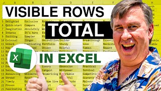 Excel  How To Sum Only Visible Cells When Filtering In Excel  Episode 1976 [upl. by Adnuahsor]