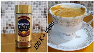 Nescafe Gold Coffee Recipe  Cappuccino Coffee Recipe  Spoon of taste [upl. by Andre255]