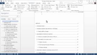 How to Create a Table of Contents in Word [upl. by Knutson212]