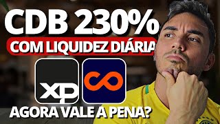 NOVO CDB 230 DO CDI RICO E XP É O MELHOR INVESTIMENTO COM LIQUIDEZ DIÁRIA [upl. by Navetse882]