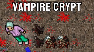 Tibia  VAMPIRE CRYPT DE EDRON  RP LEVEL 130  Projeto RP do Zero [upl. by Cressy772]