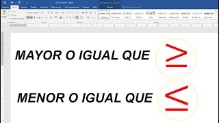 Como hacer el signo mayor o igual que menor o igual que en mi teclado [upl. by Swithbart]