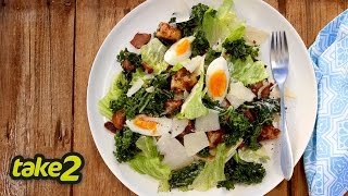 Caesar Salad Recipe with Kale  Woolworths Take 2 [upl. by Pappas]