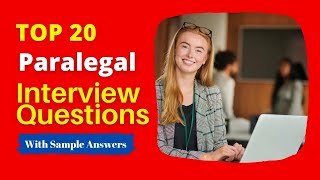 Paralegal Interview Questions and Answers for 2024 [upl. by Pepper]