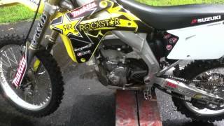 2007 RMZ450 Walkaround and Review FMF Megabomb and 41 Tianium Pipe [upl. by Asatan]