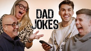 Dad Jokes  Try Not to Laugh Challenge Baggs Family Edition [upl. by Ecirehs]