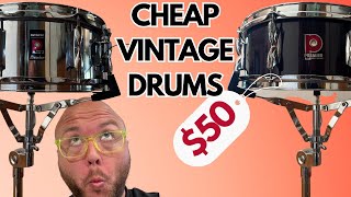 The 50 Vintage Snare Drum That ROCKS And The Best Brand Youve Never Heard [upl. by Duvall49]