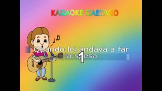 Leone Di Lernia Ti si mangiate la banana karaoke coro Leone di Lernia demo [upl. by Haines156]