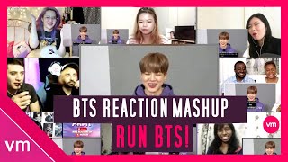 BTS REACTION MASHUP Run BTS Ep 141 [upl. by Baumann]