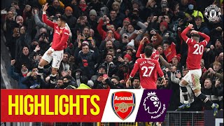 Ronaldo amp Fernandes seal vital win over the Gunners  Manchester United 32 Arsenal  Highlights [upl. by Reinhart]