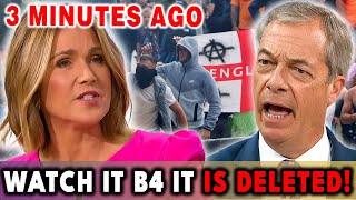 Nigel Farage DESTROYS Host TwoTier Media LOWIQ Leaves Her SPEECHLESS [upl. by Belloir]