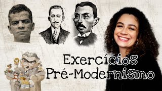 PréModernismo Resolução de Exercícios  Literatura ENEM [upl. by Kcirederf]