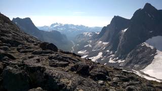 Panoramic view from Skagastølsbu Hurrungane Jotunheimen Norway [upl. by Spooner]