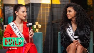 Cheslie Kryst amp Catriona Gray Chat About The 2019 Miss Universe Pageant [upl. by Otrebide]