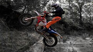 Medium Enduro with the Boys First time riding a 300 2 stroke [upl. by Mayce169]