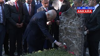 Devlet Bahçeli Türkeşin mezarında AKP ve CHPye ne dedi mhp akp chp devletbahçeli [upl. by Kcirredal]