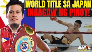 PINOY INAGAW ANG TITULO NG HAPON SA MISMONG TERITORYO NG CHAMPION  VIC SALUDAR VS RYUYA YAMANAKA [upl. by Amar320]