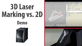 3D Laser Marking vs 2D  KEYENCE MD Series [upl. by Lrig]