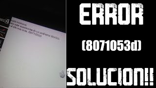 ERROR al DESCARGAR juegos 8071053d HEN PS3  SOLUCION wikistore [upl. by Sudbury178]