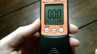 How to calibrate CM8801FN coating thickness gauge [upl. by Libre35]