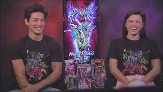 Dino FuryCosmic Fury Cast Interview  Power Rangers  Chance Perez  Hunter Deno [upl. by Barmen729]