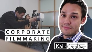 How to Film Corporate Videos  Tips amp Tricks  Kai Creative [upl. by Yak702]