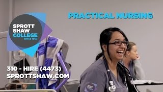 Practical Nursing Program  Sprott Shaw College [upl. by Nosae]