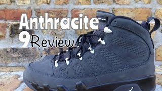 Air Jordan 9 Retro quotAnthracitequot Review [upl. by Yddeg]