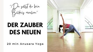 20 min Anusara® Yoga  Der Zauber des Neuen  mit Veronika Freitag [upl. by Wahlstrom]