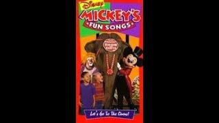 Mickeys Fun Songs  Lets Go to the Circus 1994 [upl. by Lucic863]