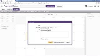 How to Use Yahoo Calendar [upl. by Aiselad]