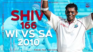 Chanderpaul puts On Stunning Show With 166run Performance 🎭  West Indies v South Africa 2010 [upl. by Blackman783]