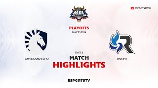 Liquid Echo VS RSG PH HIGHLIGHTS MPL PH S13  TLPH vs RSG ESPORTSTV [upl. by Meras980]