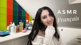 ASMR My Parisian Bathroom Triggers  asmr whisper   asmr Français  French [upl. by Alliuqahs]