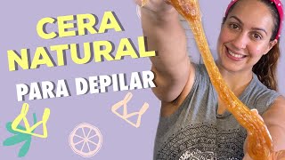 CERA NATURAL PARA DEPILAR  AXILAS  ENTREPIERNAS  ZONA INTIMA Remedios caseros para depilarse [upl. by Milissa]