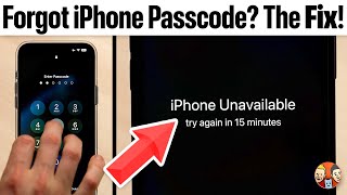 Forgot iPhone Passcode Heres The Fix 2023 [upl. by Kirit7]