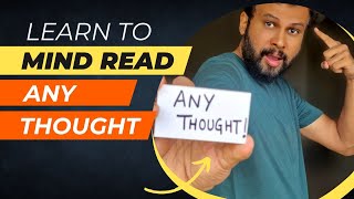 Mind reading any thought  Mind read a name  Mind reading trick  Learn Magic  Mentalism [upl. by Goode]