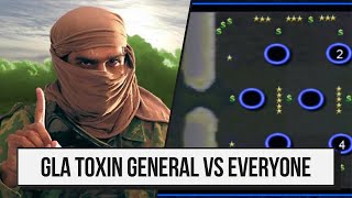 GLA Toxin General faces Infantry General armies [upl. by Wojak]