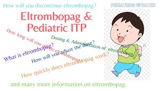 Eltrombopag amp Paediatric chronic immune thrombocytopenia ITP l Pediatrics Updates [upl. by Cerf200]